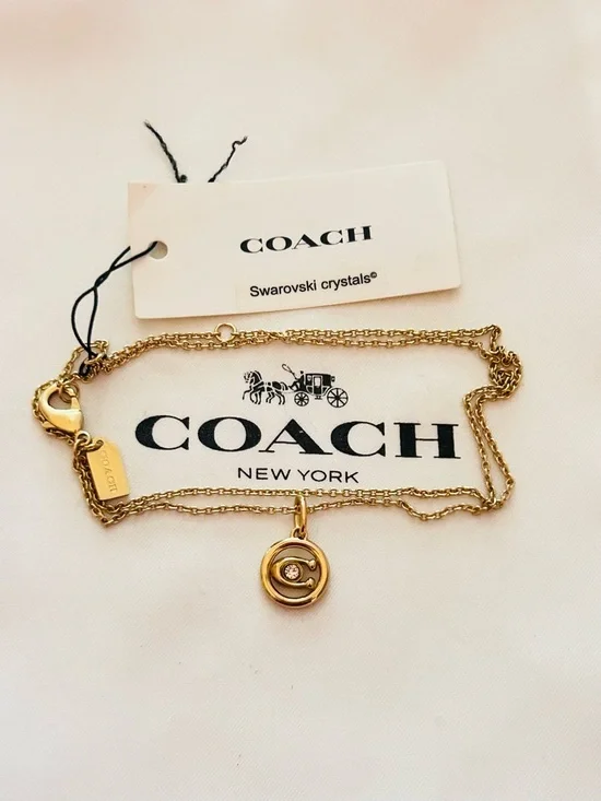 Coach Swarovski Crystal Necklace - Picture 9 of 11